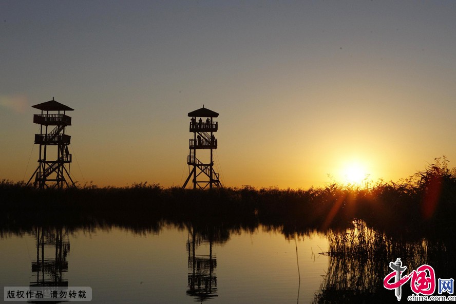 Caofeidian Wetlands Park in China's Hebei