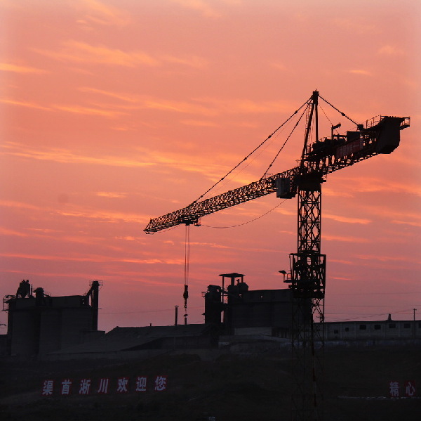 Great project at sunset