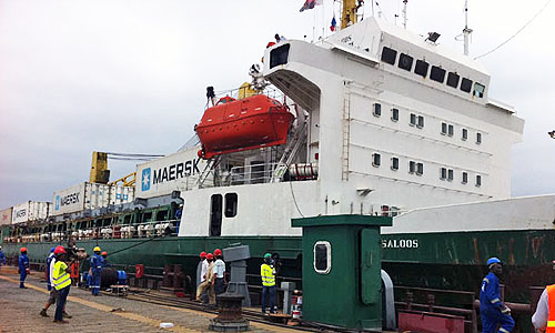 The steel trestle dock in Cabinda successfully tested