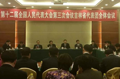 Jilin delegates at the two sessions