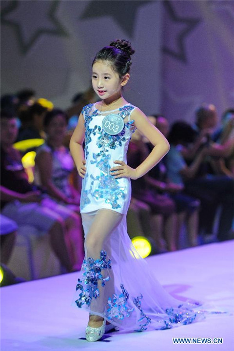 New Silk Road children model and talent show held in NE China