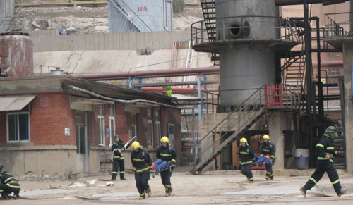 濟南市舉行應急救援實戰演習