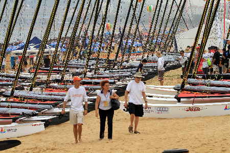 威海2010 HOBIE（霍比）世界帆船錦標賽在威海舉行