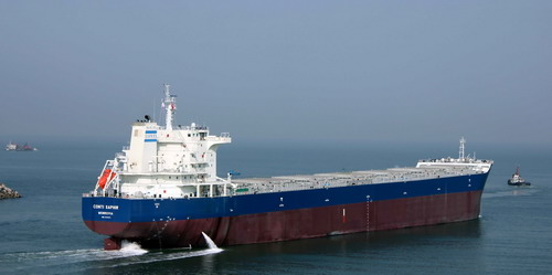 “蓬萊造”貨輪駛向歐洲