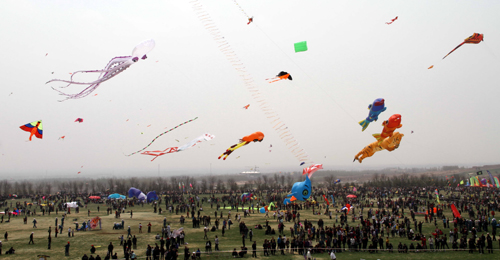 海內(nèi)外風(fēng)箏高手齊聚濰坊國(guó)際風(fēng)箏會(huì)