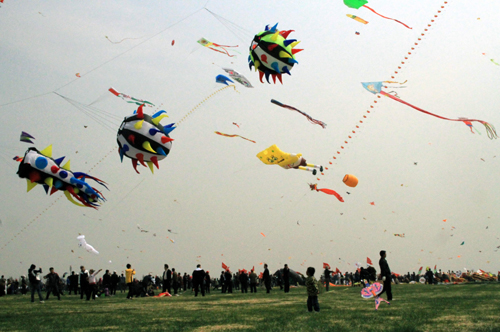海內外風箏高手齊聚濰坊國際風箏會