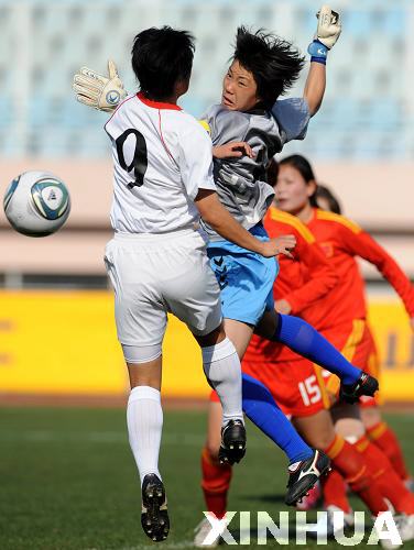 女足奧運熱身賽在青島舉行 中國勝朝鮮