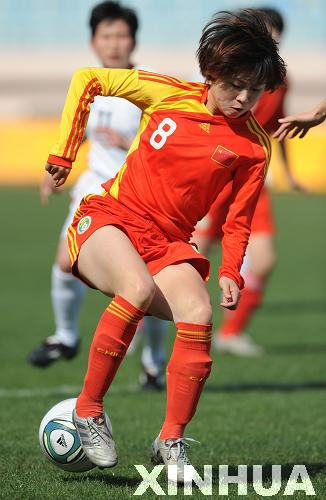 女足奧運熱身賽在青島舉行 中國勝朝鮮