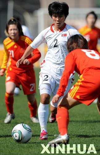 女足奧運熱身賽在青島舉行 中國勝朝鮮