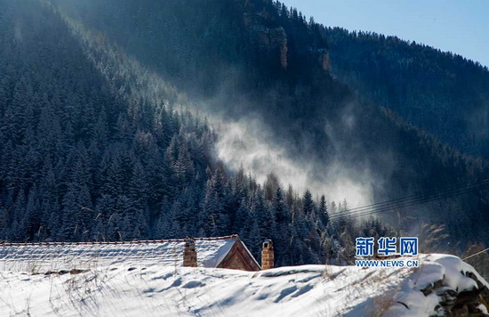 Snow country in Shanxi -- a fairy tale of ice and snow