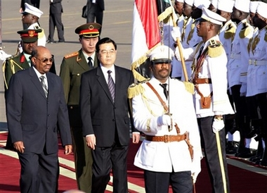 President Hu in Sudan