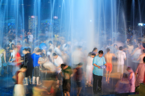 Amusement with water 