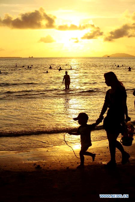 Beautiful seascape of Sanya, Hainan