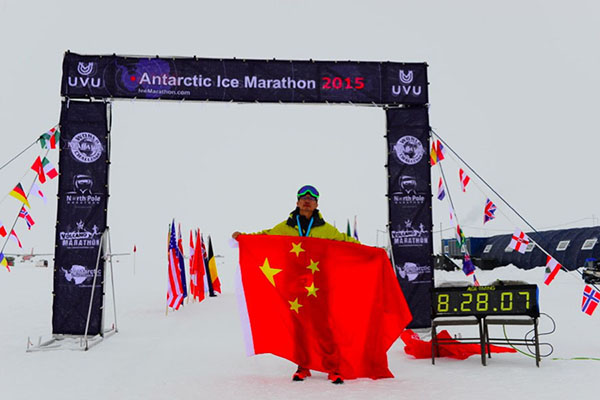 Pioneer's marathon journey to Antarctica