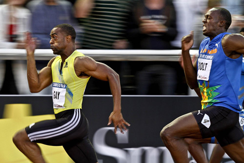 Bolt suffers surprise loss to Gay in 100m