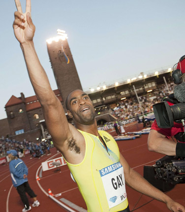 Bolt suffers surprise loss to Gay in 100m