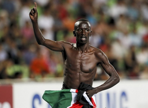 Kemboi snatches gold in men's 3000m steeplechase Kemboi snatches gold in men's 3000m steeplechase