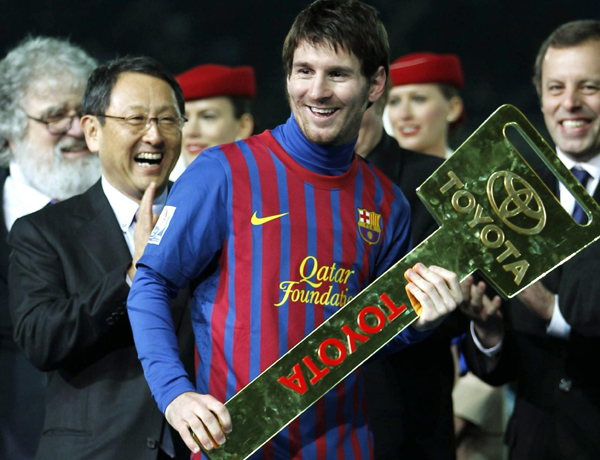 Lionel Messi scored two wonder goals as European champions Barcelona ripped apart Brazil's Santos 4-0 to win their second Club World Cup in swashbuckling style on Sunday. 'Invincible' Barca crush Santos to win Club World Cup