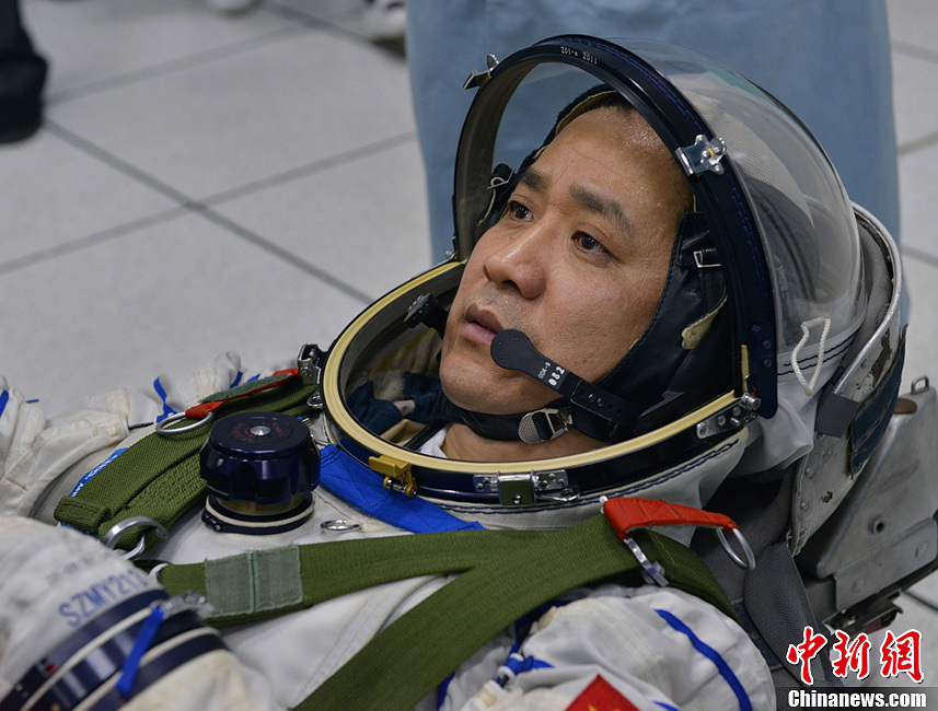 神舟十號乘組航天員訓練密照曝光