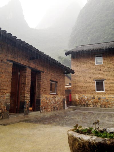 Businessman builds dream hotel at foot of mountains