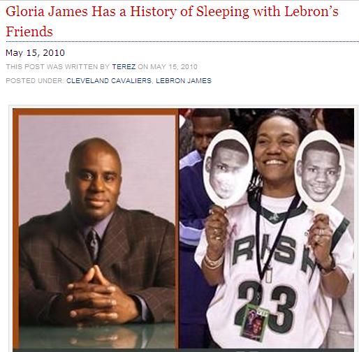 美媒爆料：勒布朗母親非首次與小皇帝身邊人有染