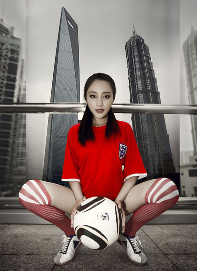 甘婷婷熱辣球服玩轉(zhuǎn)紀實