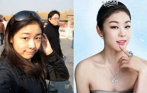 體壇大美女妝前妝后對(duì)比