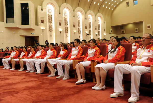 倫敦奧運(yùn)會(huì)、殘奧會(huì)中國(guó)體育代表團(tuán)在京成立