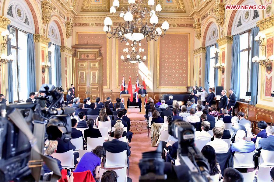 China to foster 'inclusive development' with Britain: Premier Li