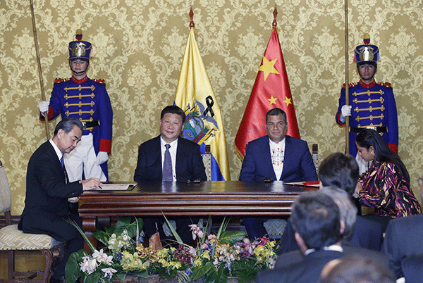 China-Ecuador on path to brotherhood ties, says Xi in Quito
