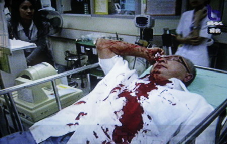 Gunmen attack Thai protest leader