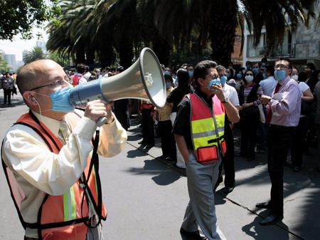 Mexico hit by 5.6-magnitude earthquake