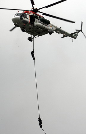 Anti-terrorist drill in Seoul