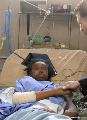 Only survior of Comoros plane crash arrives in Paris