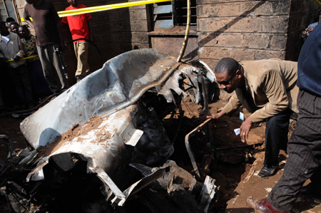 One dead as light plane crashes in Kenya