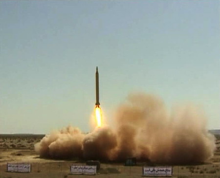 Iran test-fires long-range missile