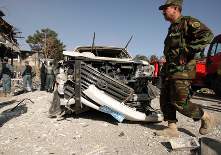 kabul blast kills 7 civilians, wounds 45 - police