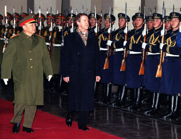 China tours by Pentagon chiefs