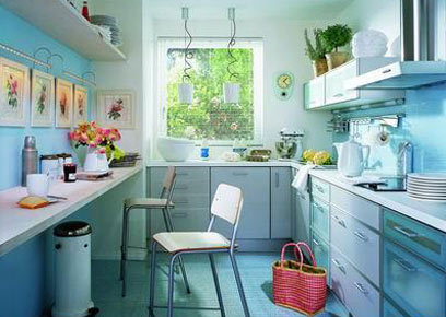 用色彩裝飾你的廚房