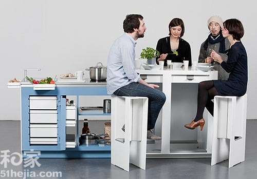 10款實用整體櫥柜 打造1平米小廚房