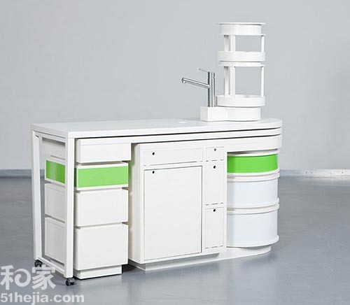 10款實(shí)用整體櫥柜 打造1平米小廚房