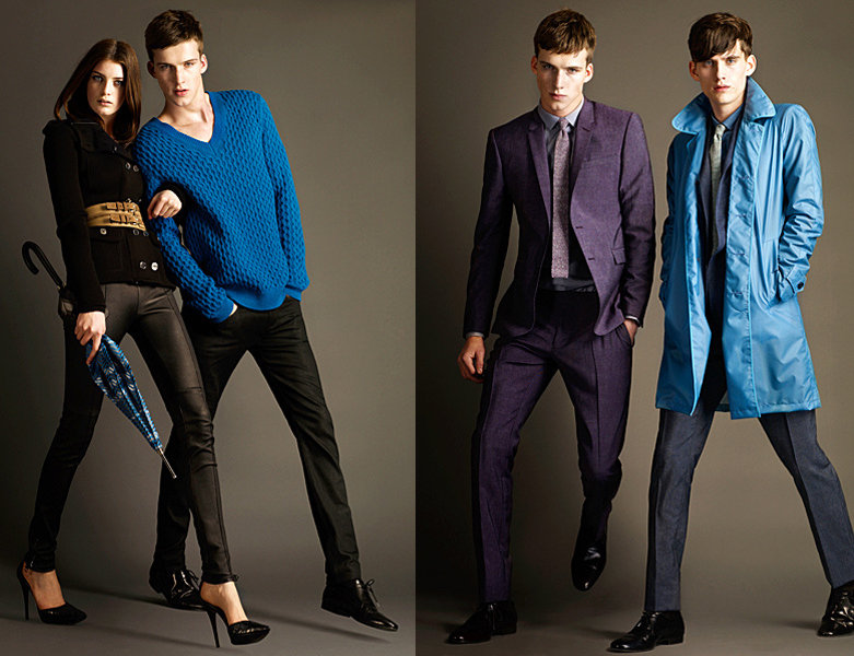 Burberry發布2012春夏型錄