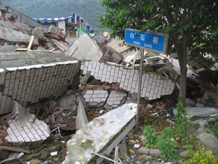 震撼！地震一周年前夕訪問北川老縣城（組圖）