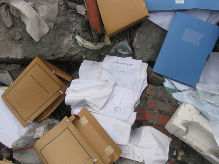 震撼！地震一周年前夕訪問(wèn)北川老縣城（組圖）