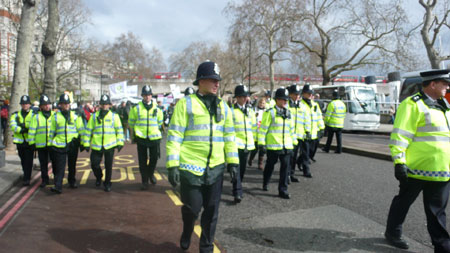 G20臨近，倫敦迎來示威潮