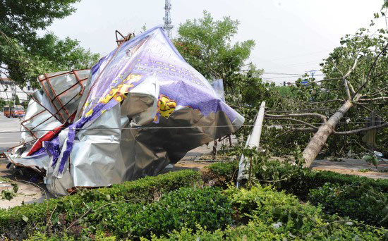 河南商丘開封濟源特大風雹致22人死亡