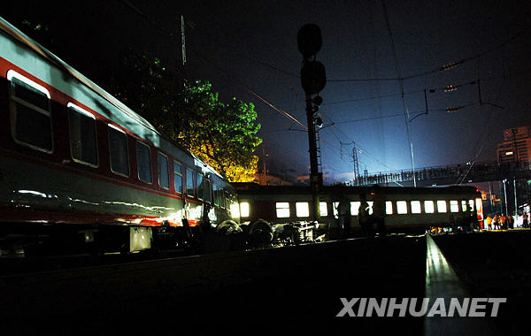 湖南郴州發生一起列車相撞事故[組圖]