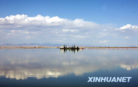 鹽湖風情[組圖]