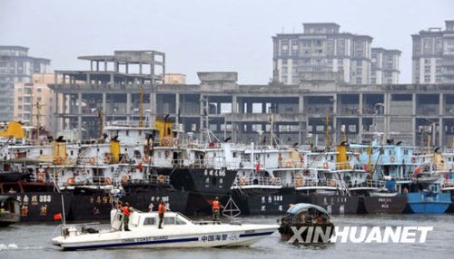 熱帶風(fēng)暴彩虹11日2時20分登陸海南文昌(圖)